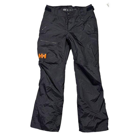 Helly Hansen Ullr Relaxed Fit Black Ski Snowboard Pants Black Men's Medium - Picture 1 of 6